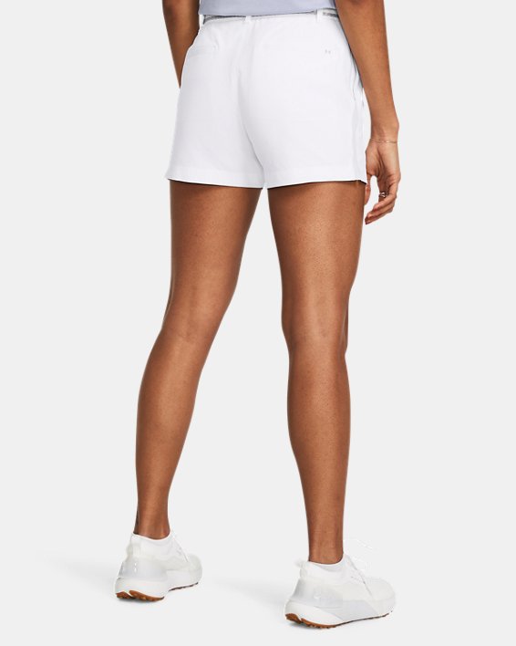 Women's UA Drive 3.5" Shorts, White, pdpMainDesktop image number 1